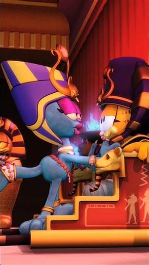 👑 Garfield's coronation 👑 #Garfield #cartoon #animation #thegarfieldshow