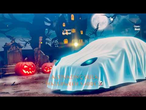 Tesla Halloween Mode Activated 🎃👻 Spooky Features in Action!