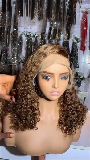 Stunning Piano Pixie Cut Wig | Full Frontal Human Hair 🖤