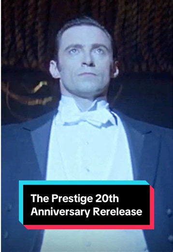 Christopher Nolan’s #ThePrestige is returning to theaters for its 20th anniversary. Experience it in 70MM and IMAX on January 29. #christophernolan #movie #movietok #trailer