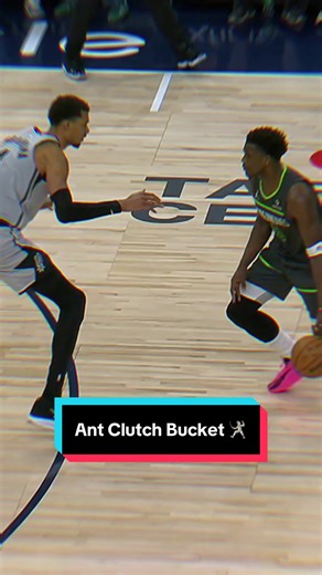 Still not over Anthony Edwards go-ahead bucket against the Spurs 🔥#NBA #basketball #AnthonyEdwards #Timberwolves