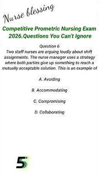Competitive Prometric Nursing Exam 2026.Questions You Can’t Ignore. Prometric mcq