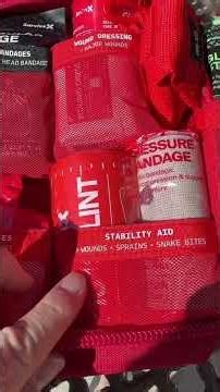 EVERYONE should have a comprehensive first aid kit whether you build it yourself or buy a pre-made