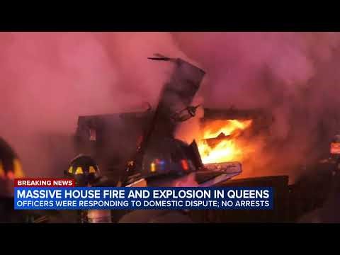 Man sought after Queens house explodes, injuring 11