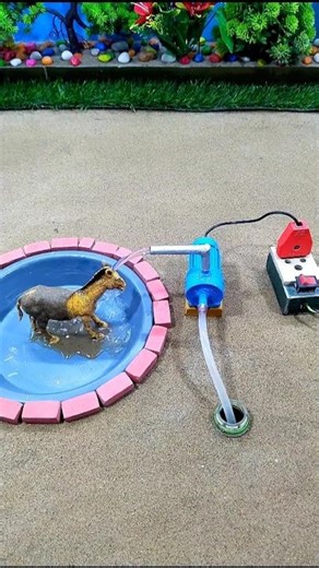 mini tractor video mini motor water pump science project # 672