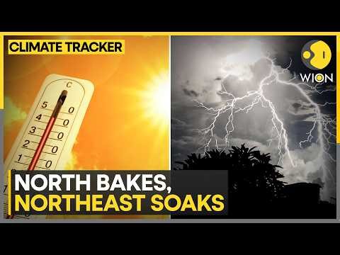 India’s Weather Split With Scorching Heat, Stormy Rains | WION CLIMATE TRACKER