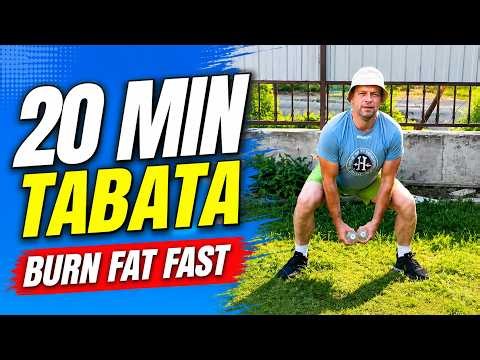 A 20-Minute Tabata Workout for Beginners🔥 Fast Fat Burning | Full-Body HIIT Without Equipment