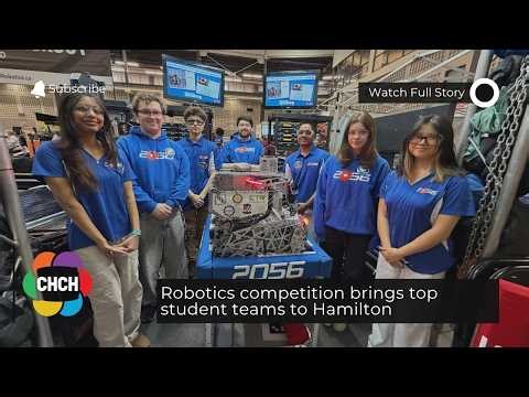 Robotics competition brings top student teams to Hamilton