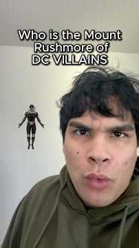 Who is the Mount Rushmore of DC VILLAINS #batman #superman #comics #dc