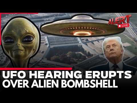 Breaking UFO News LIVE | UFO Hearing Turns Chaotic Following Stunning ‘Non-Human’ Claims In Congress