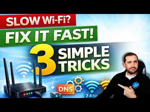 Slow Wi-Fi? Fix It FAST With These 3 Simple Tricks!