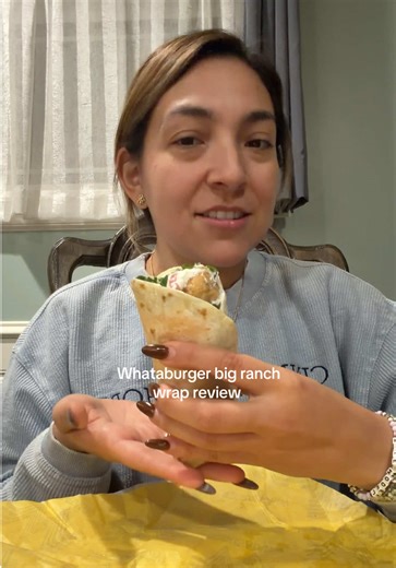 Whataburger Big Ranch Wrap Review and Taste Test