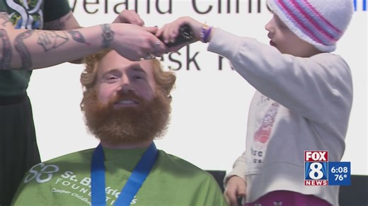 St. Baldrick's head-shaving event