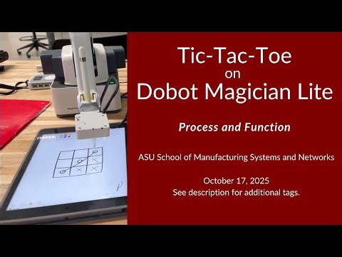 Tic-Tac-Toe (Robot Versus Human) on Dobot Magician Lite (Python, Roboflow, Minimax)