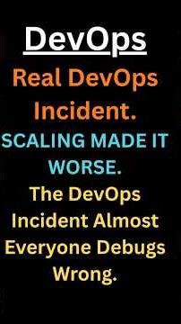 The DevOps Outage 90% of Candidates Fail. A Modern DevOps Failure Nobody Teaches You. #shorts
