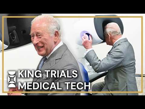 King Charles Tests Robotic Surgery Tech at Cancer Centre