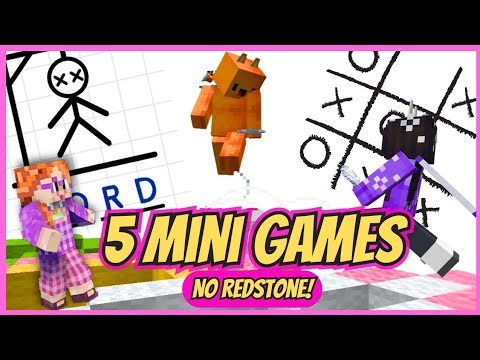 5 Easy Minecraft Mini Games (No Redstone!)