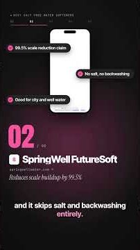 Best Salt Free Water Softeners 2026: SoftPro vs SpringWell vs Pelican (Top 6) #Shorts