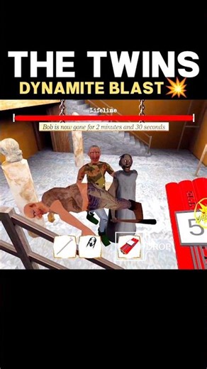 The Twins :)👉💥 Dynamite Blast #shorts #granny