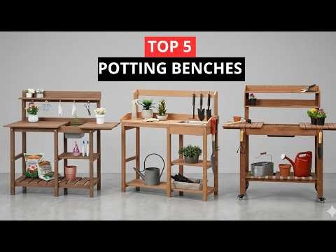 💥AMAZON FINDS: 5 Best Potting Benches for Gardening at Home