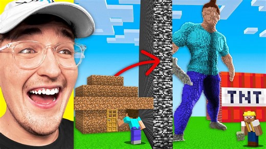 I secretly cheated using an auto building mod in Minecraft
