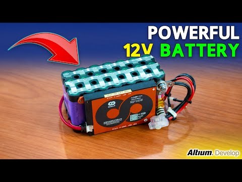 DIY Powerful 12V Battery🔋 Making at Home using 18650 Battery 🔥 Altium Designer Develop