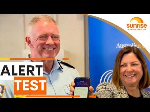 National emergency alert test on today | Sunrise