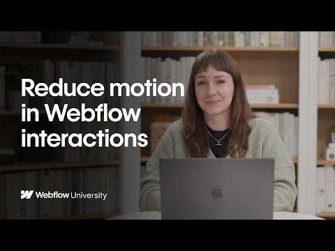 How to respect reduced motion in Webflow – Webflow tutorial