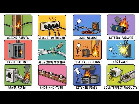 Every Electrical Fire Explained
