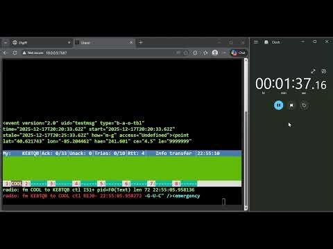WinTAK CoT and HamTAK via AX.25 (Packet Radio)