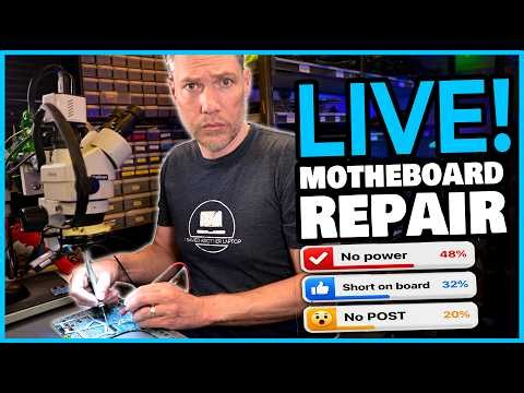 Live Motherboard Repair! Is That Even Possible?