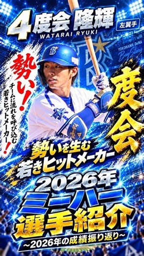 【2026年】横浜DeNA野手陣を一気に紹介⚾#横浜DeNAベイスターズ #ベイスターズ #プロ野球 #クライマックスシリーズ #牧秀悟 #筒香嘉智 #度会隆輝 #カラバイヨTV