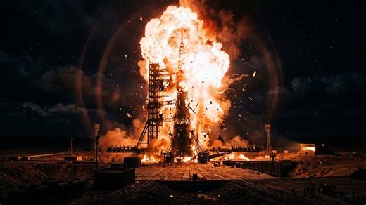 The Soviet space program was falling apart while its cosmonauts were still in orbit