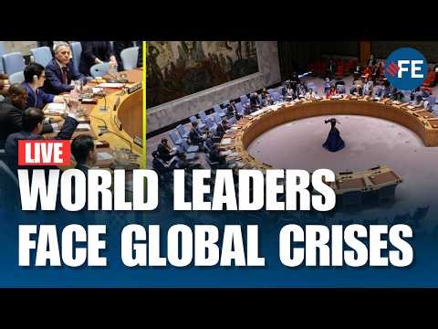 LIVE: UN Security Council Debates Key Global Issues as World Leaders Face Major Challenges