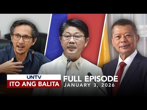 UNTV: Ito Ang Balita Weekend Edition | January 3, 2026
