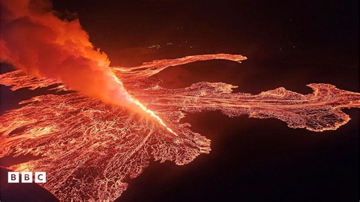 Iceland volcano erupts for the seventh time - in a year!