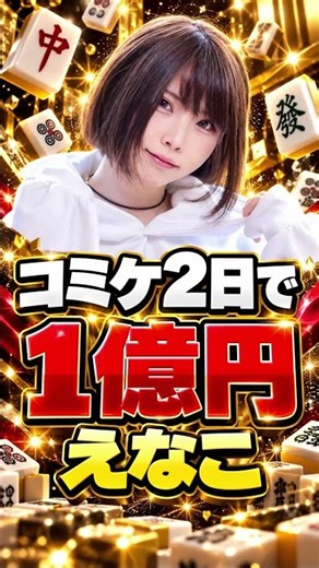 麻雀雑誌の表紙を飾った美女 えなこ コミケ2日で1億円の衝撃 #えなこ #コスプレ #近代麻雀 #麻雀 #shorts