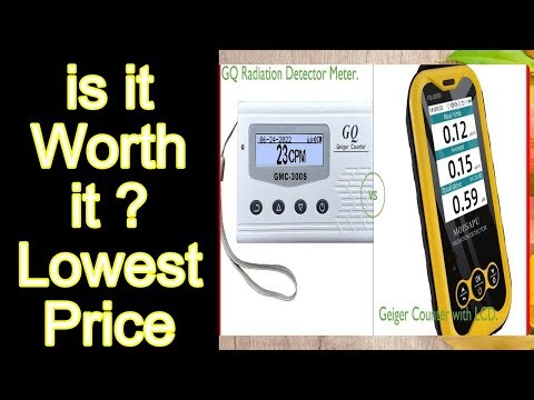 Review- GQ Radiation Detector Meter. vs Geiger Counter with LCD.