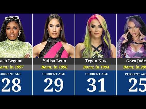 Current Age of Female WWE Superstars in 2026 | wrestling's