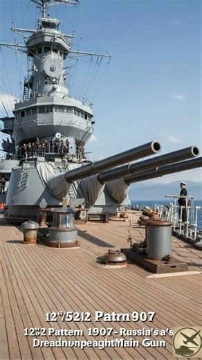 Russia’s 12″52 Pattern 1907 — The Most Powerful Gun on a Russian Warship #navalhistory