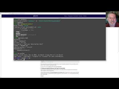 Installing Pandas 3.0, using both uv and PyCharm