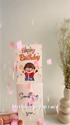 DIY Happy Birthday Confetti Pop-Up Card 🎊 | Explosion Surprise Handmade Birthday Card Tutorial . . Looking for a WOW birthday surprise? 🎂✨ In this tutorial, I’ll show you how to make an amazing Happy Birthday Confetti Pop-Up Shooter Card that literally bursts with joy! 🎊💥 This handmade birthday card is super easy, budget-friendly, and perfect for friends, besties, siblings, or anyone special. When opened, colorful confetti pops out for the ultimate birthday surprise! 🎁 Perfect for: • DIY bi