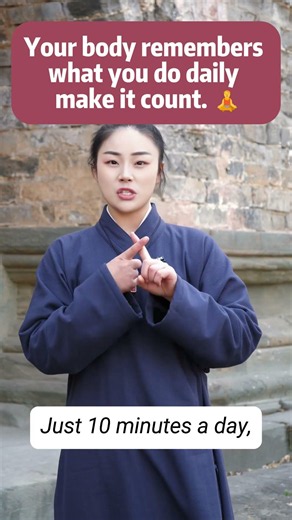 10 Min Wall Stand: Fix Posture & Learn Daoist Movement #martialarts #chineseculture #kungfu
