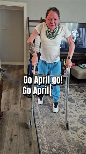 6 weeks and 2 days since the car accident .. learning how to walk all over again!