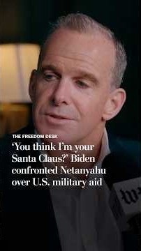 Biden confronted Netanyahu over military aid: “You think I'm your Santa Claus?”