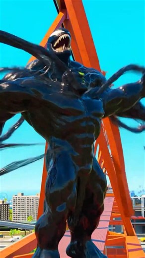 GTA V: "When Venom Bonds With Hulk 🤯 No One Can Stop This!" #shorts