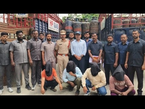 Task Force Ka Sakht Action: Zarooratmandon Ko Mehenga Gas Bechne Wale 10 Log Pakde Gaye. MODERN TV.