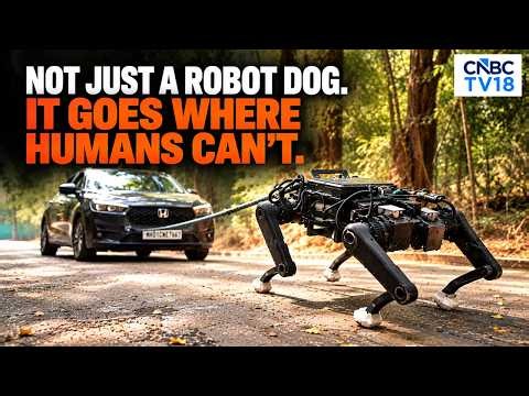 One Walks, One Flies: Inside the Garage Building India’s Robots | CNBC TV18