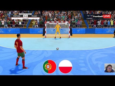 Portugal vs. Poland - 5x5 FUTSAL 2026 | Penalty Shootout | Ronaldo vs Poland - FIFA 23 Gameplay PC