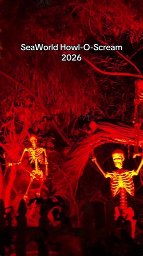 SeaWorld Howl-O-Scream Halloween 2026